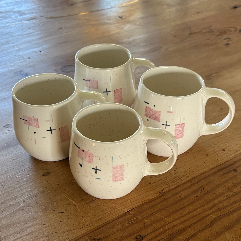 Rare! Vernon Ware Mid Century Mugs-4